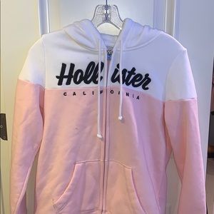 hollister zip up hoodie